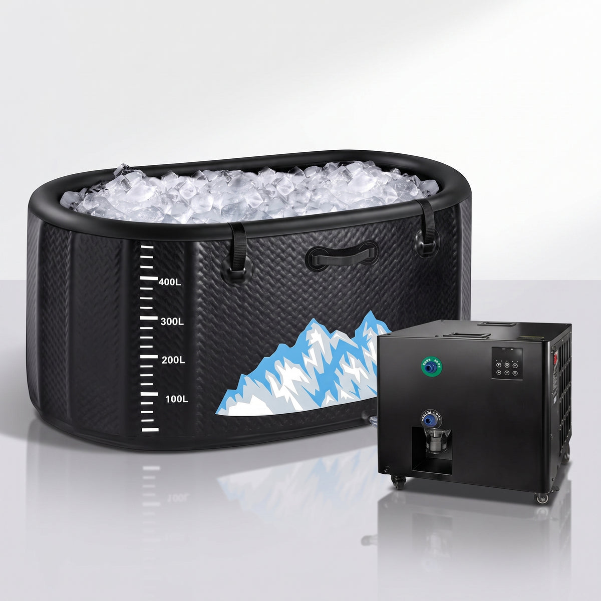 248-Gallon Inflatable Cold Plunge Tub with 1 HP WiFi Chiller