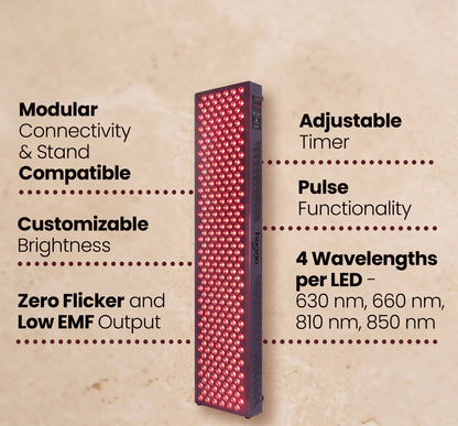 Full-Body Red & Near-Infrared Light Panel, Hooga ULTRA1500