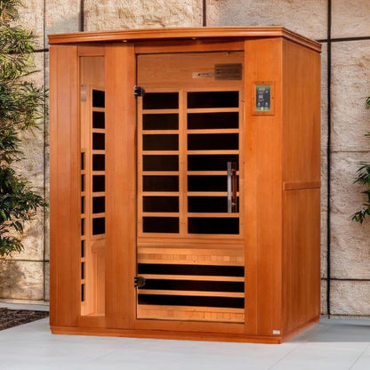 3-Person Low EMF Far Infrared Sauna in Canadian Hemlock Wood