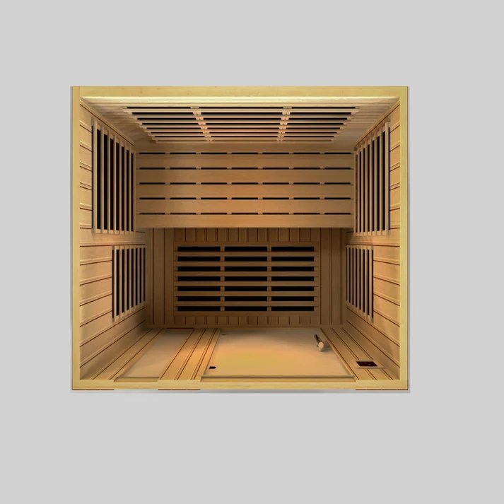 3-Person Low EMF Far Infrared Sauna in Canadian Hemlock Wood