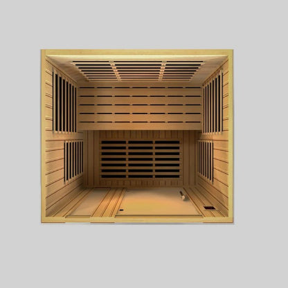 3-Person Low EMF Far Infrared Sauna in Canadian Hemlock Wood