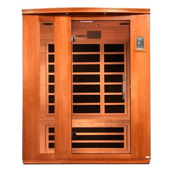 3-Person Low EMF Far Infrared Sauna in Canadian Hemlock Wood