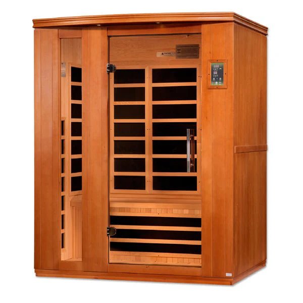 3-Person Low EMF Far Infrared Sauna in Canadian Hemlock Wood