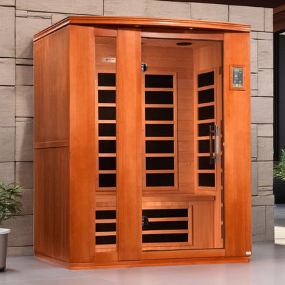 3-Person Low EMF Far Infrared Sauna in Canadian Hemlock Wood